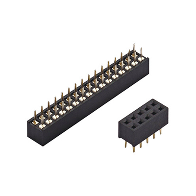 2.0mm pitch female header dual row single plastic SMT H2.8 Utype with column